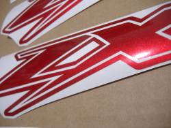 Kawasaki ZX12R ninja cherry pearl red graphics set