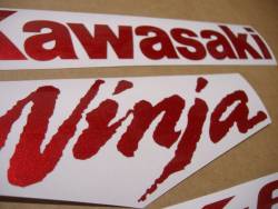 Red metallic cherry stickers for Kawasaki ZX10R 1000