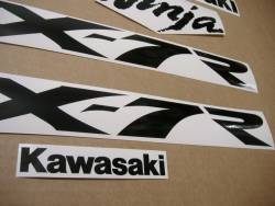 Kawasaki ZX-7R 750 custom black emblems stickers