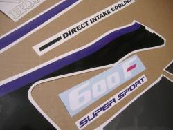 Decals for Honda CBR 600f 1991 grey/pink model