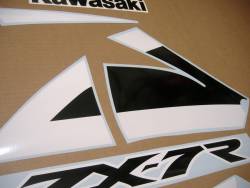 Kawasaki ZX7R ninja 2001 reproduction decals