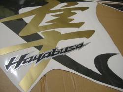 Suzuki gsx 1300r 2008 Hayabusa black full replica stickers set