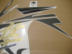 Suzuki GSX 1300R 2008 Hayabusa black complete decal set