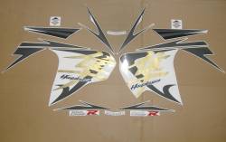 Suzuki gsx1300r 2008 Hayabusa black reproduction decals 