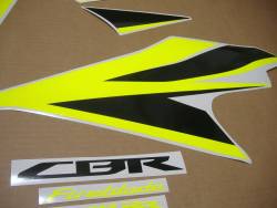 Signal yellow decals for Honda CBR 1000rr 2012 sc59