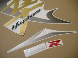 Suzuki Hayabusa 2008 blue complete sticker kit