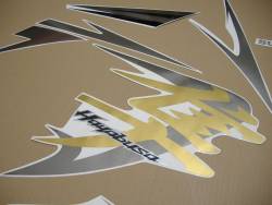 Suzuki Hayabusa ABS K8 blue logo decals set