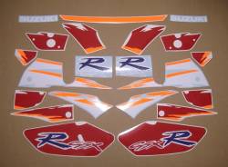 Stickers for Suzuki GSX-R 600w 1992 red model