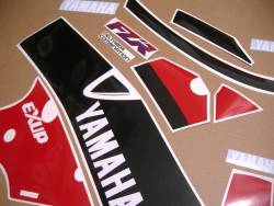 Yamaha FZR 1000 1992 3le restoration stickers set