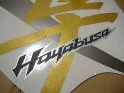 Suzuki Hayabusa 2009 black stickers set