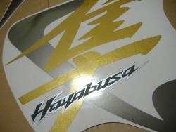 Suzuki Hayabusa GSX1300R 2009 black decals kit