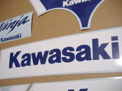 Kawasaki zx7 ninja 1990 h2 restoration decals set