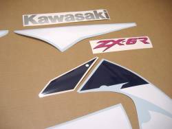 Kawasaki zx6r 1998 g ninja reproduction stickers