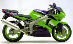 Kawasaki ZX6 motorcycle June 1998 Stock Photo - Alamy