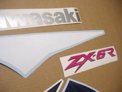 Decals (genuine pattern) for Kawasaki zx6r 1998 g