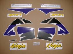 Kawasaki zx-6r 1998 g ninja complete sticker set