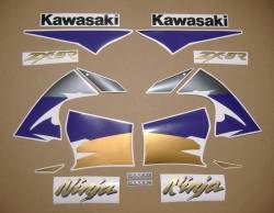 Kawasaki zx6r 1998 g ninja OEM pattern decal set