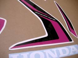 Pink/black logo stickers for Honda CBR 500 R