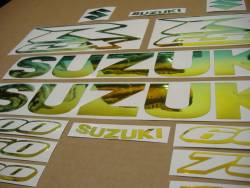 Neo chrome custom stickers for Suzuki gsxr 600 srad