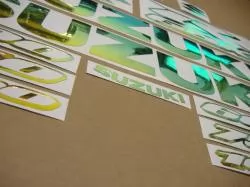 Neo chrome color changing decals for Suzuki gsxr 750