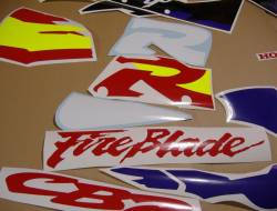 Honda CBR 919RR 1996 SC33 red logo graphics