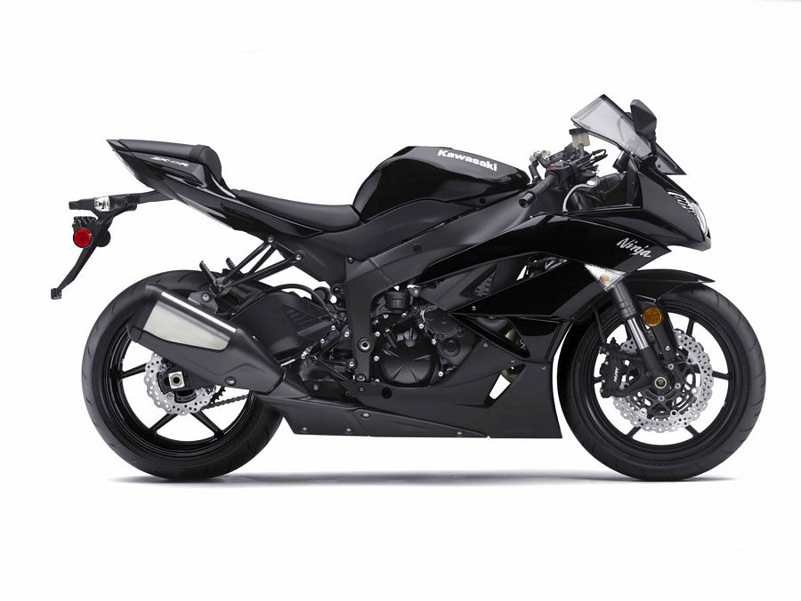 Kawasaki ZX-6R Ninja 2009 decals set (full kit) - black version 