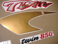 Yamaha TDM 850 4tx 1997 complete decals set