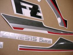 Decals for Yamaha FZ 750 3kt 1991 black version