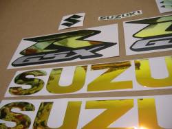 Suzuki GSXR 1000 srad neo chrome logo graphics set