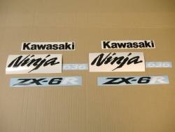 Kawasaki ZX 6R 2005 636 green decals