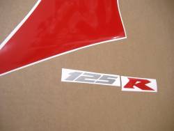 Honda CBR 125R 2005 red OEM pattern graphics