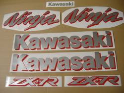 Kawasaki ZX 7R 1999 Ninja black decals