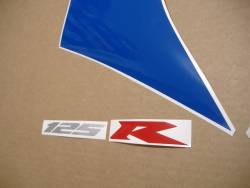 Honda CBR 125R 2004 blue version decals