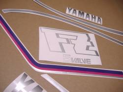 Yamaha FZ 750 black 1993 OEM pattern sticker set