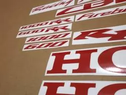 Honda CBR 600RR medium red logo stickers