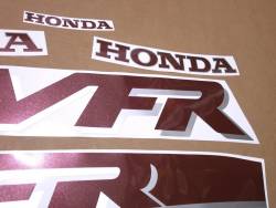 Decals (red OEM pattern) for Honda VFR rc36