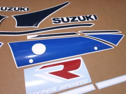 Suzuki GSXR 750 L 1990 reproduction sticker kit