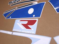 Suzuki GSXR 750 L 1990 restoration decal set