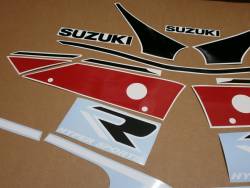 Suzuki GSXR 750 L 1990 reproduction pattern decals