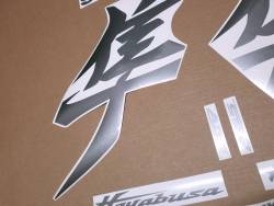 Suzuki Hayabusa 2022 kanji logo sticker kit