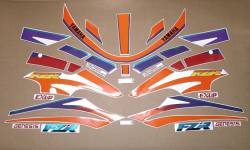 Yamaha FZR 1000 foxeye 1995 complete decals set