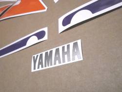Decals (OEM black pattern) for Yamaha FZR 600 4jh