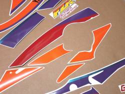 Stickers (OEM black pattern) for Yamaha FZR 600 4jh