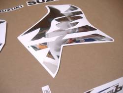 Suzuki hayabusa 2021-onwards chrome mirror silver graphics