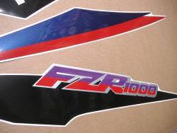 Yamaha FZR 1000 exup 1995 replacement sticker kit