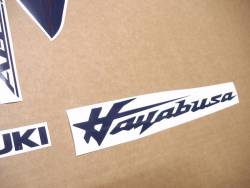 Dark blue graphics for Suzuki hayabusa 2021-onwards m1