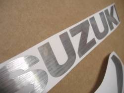 Brushed grey stickers for Suzuki hayabusa 2021-onwards