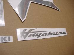 Brushed grey decals for Suzuki hayabusa 2021-onwards