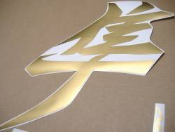 Satin gold decal set for Suzuki Hayabusa 2021 mk3