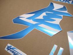 Suzuki hayabusa 2021 m1 pearl blue kanji stickers set